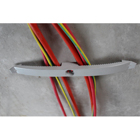 Accesorio doble para cables con clavadora a gas 