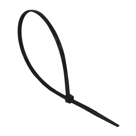 Nylon Cable Tie Black colour 4,8x200 Ref. CCT  100 pcs