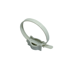 Product image of the TBT, a preassembled base with cable tie. For installations with a gas nailer. 