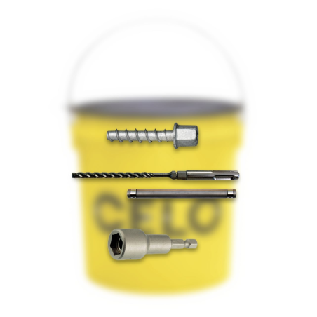 Concrete screw ⌀6 for Threaded rod Pack