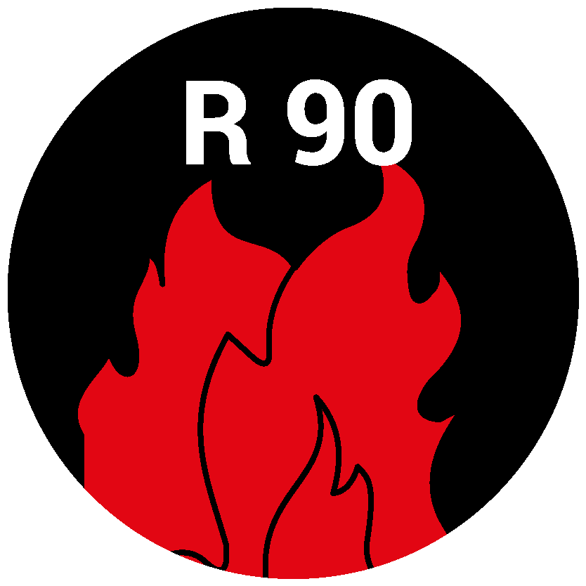 R90 Fire Resistance Icon
