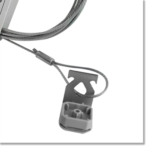 The AWFS easily clips to nail guns with its AAT accessory