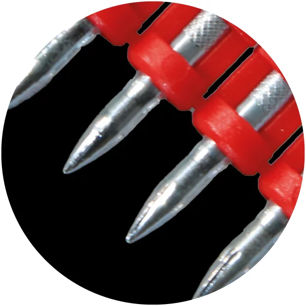 Ballistic shaped tip of XHA nails